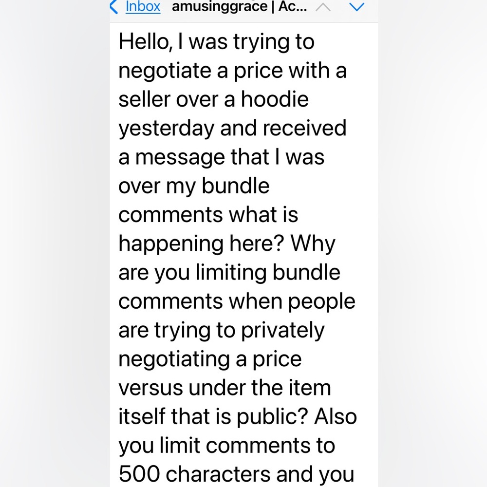 YOU HAVE REACHED YOUR MAXIMUM BUNDLE COMMENTS FOR DAY… ANYONE ELSE ANNOYED? Pics - Picture 6 of 14